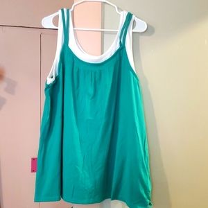 Just My Size 2 Fer Tank NWT